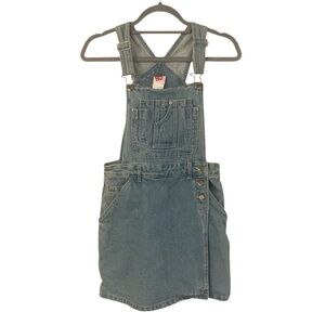 No Boundaries Vintage Denim Short/Skort Overalls Size S